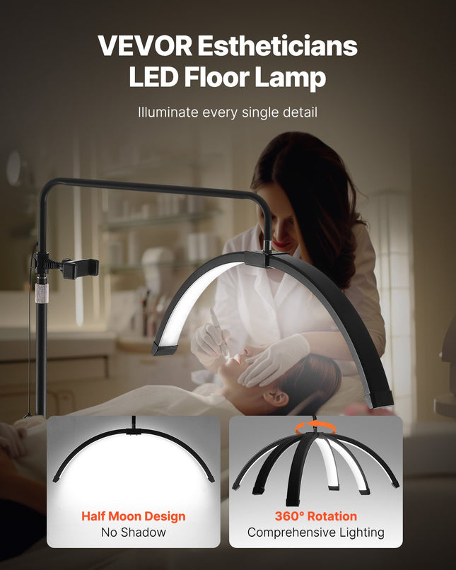 Kosmetologinė LED lempa VEVOR HD-M5X, 26 colių