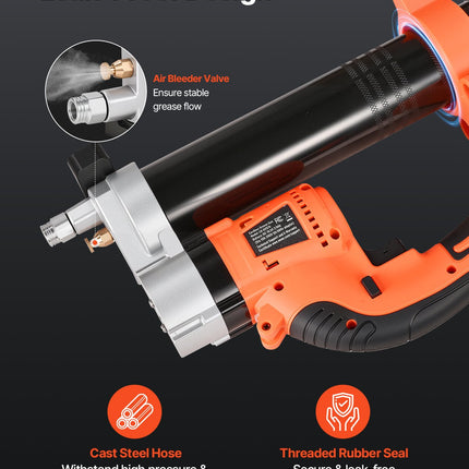 Akumuliatorinis tepalo švirkštas VEVOR LD-8207A, 8000 PSI