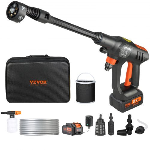 Akumuliatorinis aukšto slėgio plovimo įrenginys VEVOR XS-003, 45 bar
