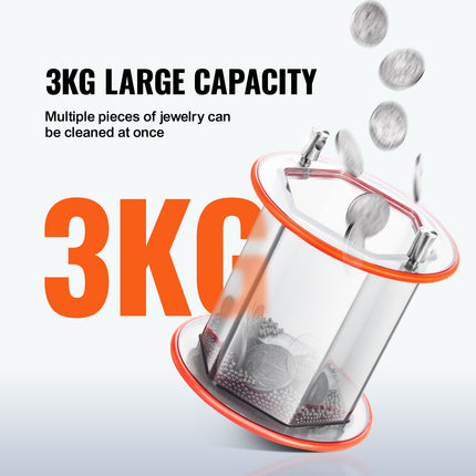 Rotacinis poliruoklis VEVOR KD-68082, 3 kg talpa