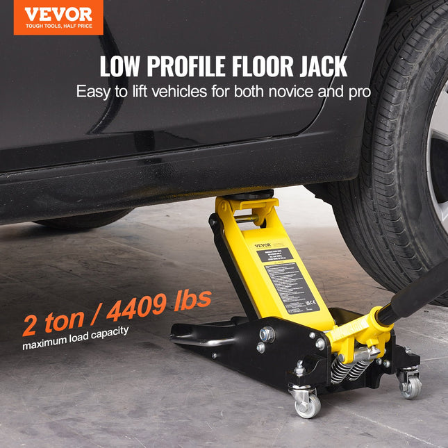 Žemo profilio domkratas VEVOR WD-B-02000-B00-0, 2 t