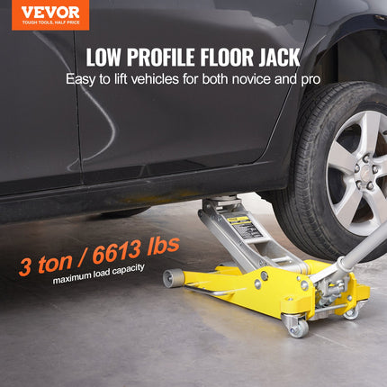 Žemo profilio hidraulinis domkratas VEVOR LD100A-030-00, 3 t