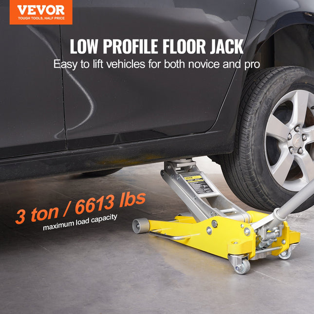 Žemo profilio hidraulinis domkratas VEVOR LD100A-030-00, 3 t