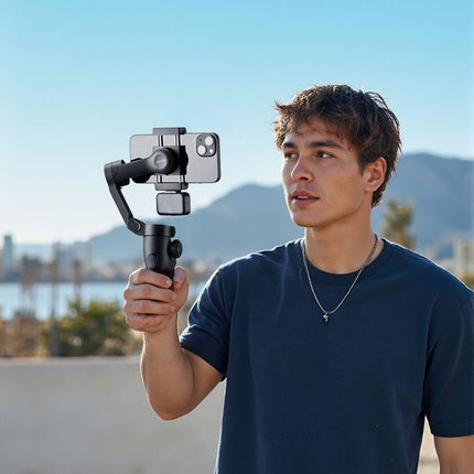 Išmaniojo telefono stabilizatorius VEVOR CM8, 3 ašių stabilizavimas
