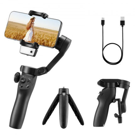 Išmaniojo telefono stabilizatorius VEVOR CM8, 3 ašių stabilizavimas