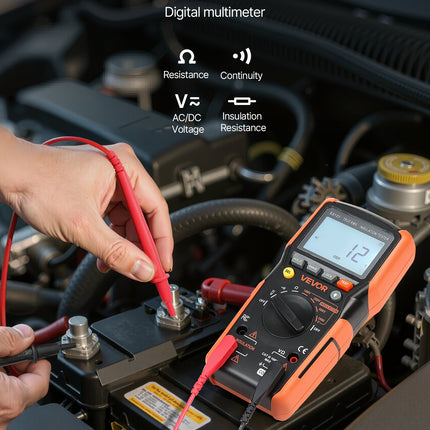 Skaitmeninis multimetras VEVOR SS103, 1000V AC/DC