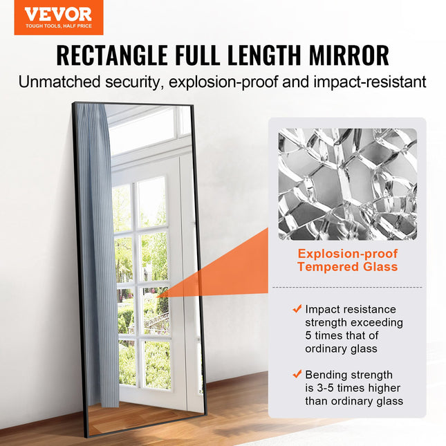 Pastatomas veidrodis VEVOR SQ-002, 180 x 78,5 cm