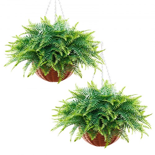 Dirbtinis kabantis papartis VEVOR JN-DL-15, 2 vnt., 584 mm ilgio