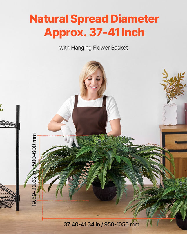 Dirbtinis papartis VEVOR XH-G05, 95–105 cm skersmens