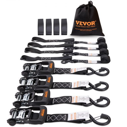 Krovinių tvirtinimo diržai VEVOR XMRS38-4, 2362 kg trūkimo jėga