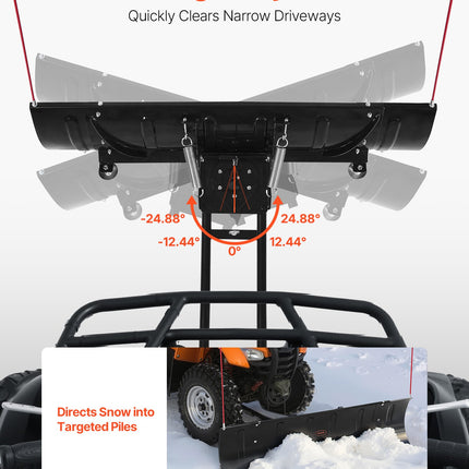 Sniego stumtuvas VEVOR ATV-001J-60, 109/152 cm plotis