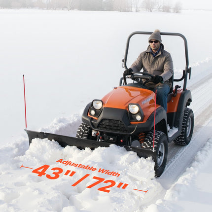 Sniego stumtuvas VEVOR ATV-001J-72, 109/183 cm reguliuojamas plotis