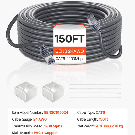Starlink prailginimo laidas VEVOR GEN3C615024, 45,72 m