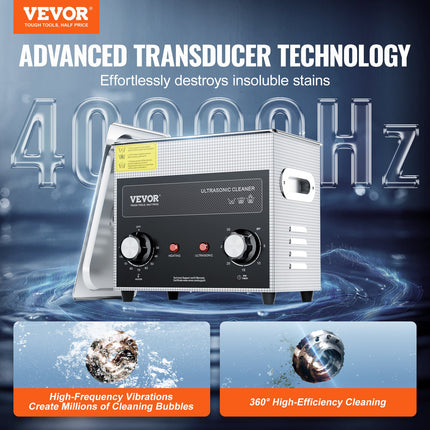 Ultragarsinė valyklė VEVOR KZ-S3, 3 l talpos