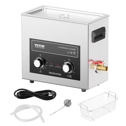 Ultragarsinė valyklė VEVOR TH-30AXN, 6 l talpa