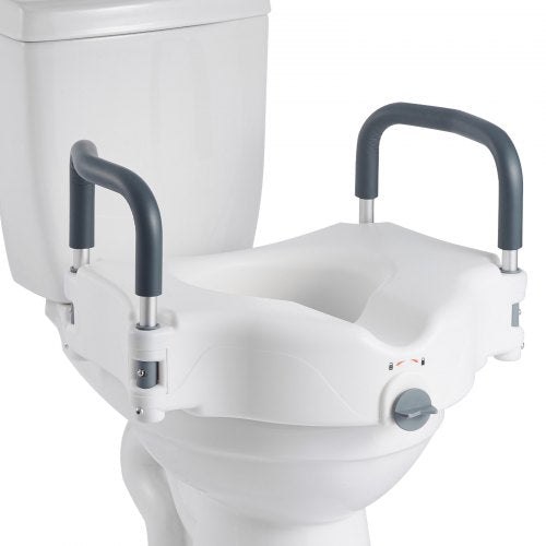 Paaukštinta tualeto sėdynė su rankenomis VEVOR SC7060B, 127 mm pakėlimas