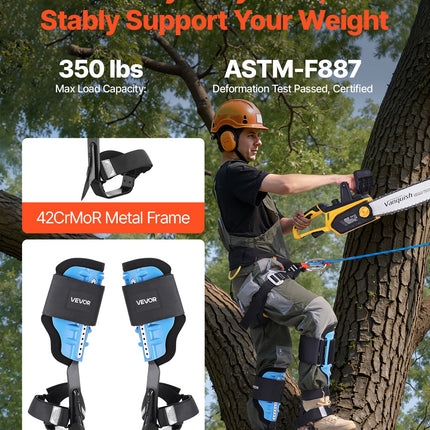 Medžių laipiojimo nagai VEVOR ROPE-G-011, 159 kg keliamoji galia