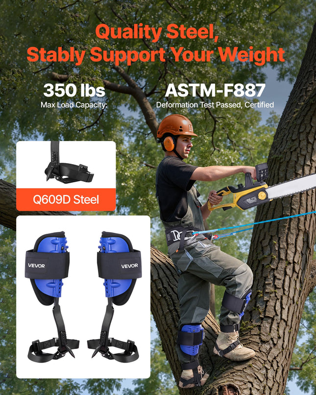 Lipynės medžiams VEVOR ROPE-G-007, 159 kg keliamoji galia