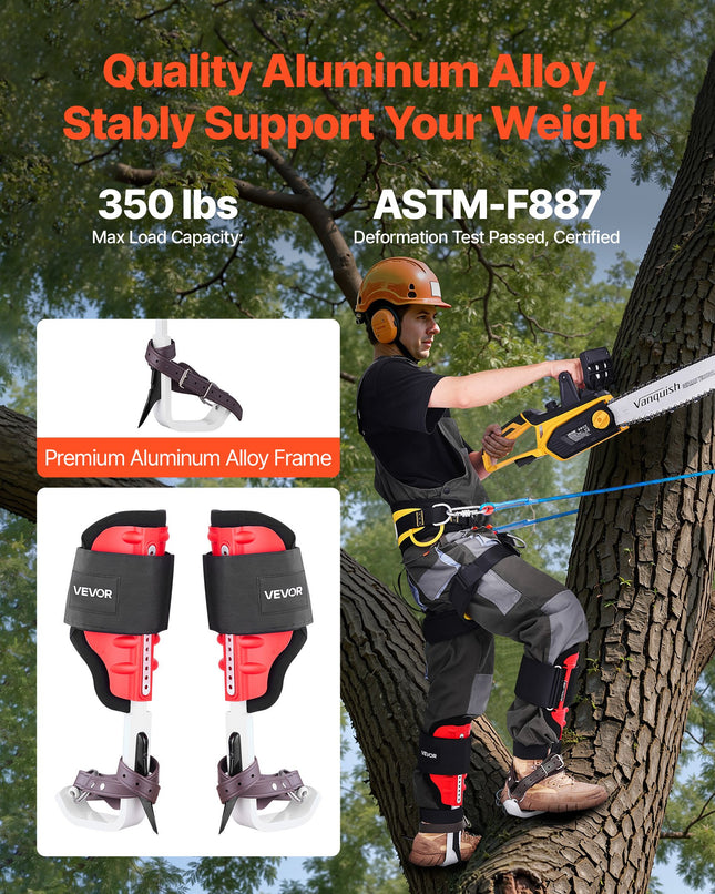 Laipiojimo į medžius nagai VEVOR ROPE-G-010, 159 kg keliamoji galia