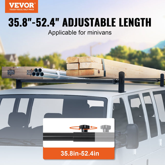 Mikroautobuso stogo bagažinė kopėčioms VEVOR BYCD-006, 227 kg keliamoji galia