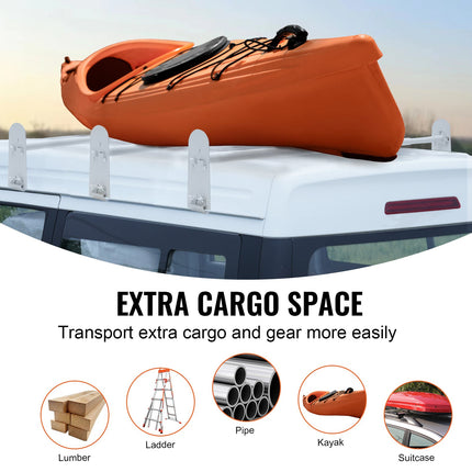 Mikroautobuso stogo bagažinė kopėčioms VEVOR BYCD-005, 340 kg keliamoji galia