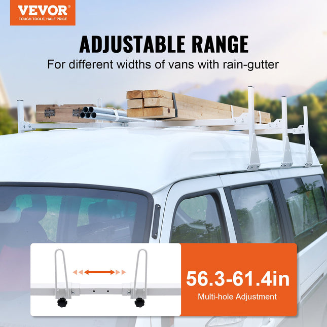 Mikroautobuso stogo bagažinė kopėčioms VEVOR BYCD-007, 340 kg keliamoji galia