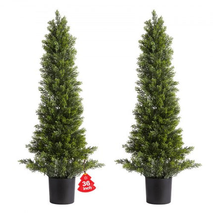 Dirbtiniai dekoratyviniai kedrai VEVOR SM-BS-90-3K, 91,4 cm, 2 vnt.