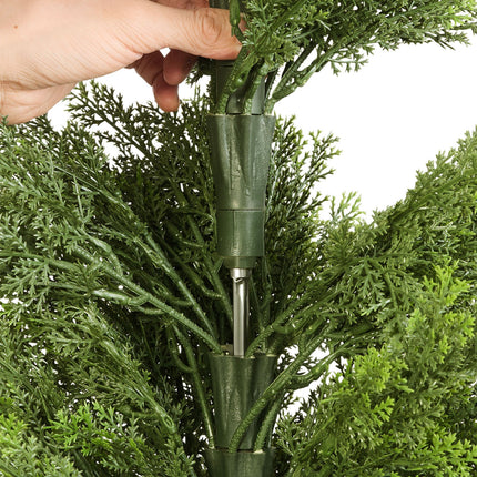 Dirbtiniai dekoratyviniai kedrai VEVOR SM-BS-120-3K, 121,9 cm aukščio