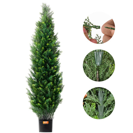 Dirbtinis kedras VEVOR SM-BS-150, 152,4 cm, 2 vnt.