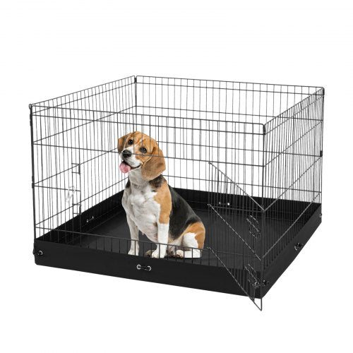 Šunų aptvaras VEVOR TT-PP1005S-F, 4 dalys 61x91 cm