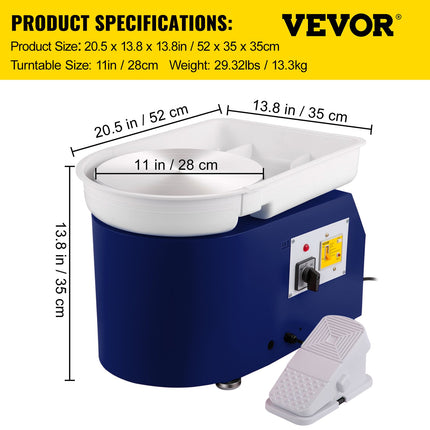 Keramikos žiedas VEVOR TYLPJ28-OC, 350W