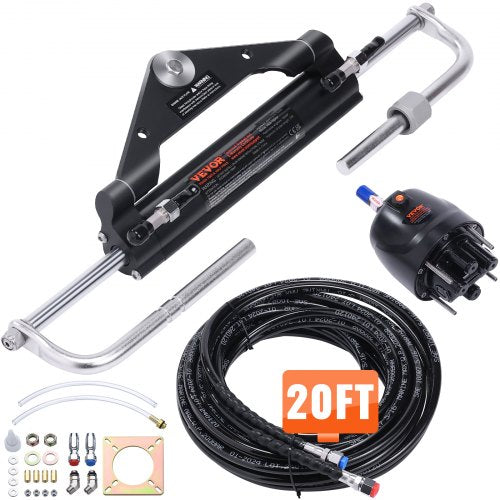 Hidraulinė vairavimo sistema pakabinamiems varikliams VEVOR HSX-150HP, iki 150 AG