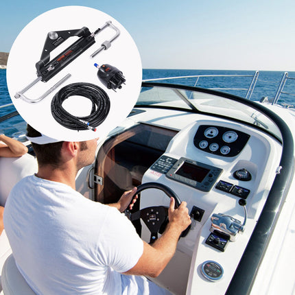 Hidraulinė valties vairavimo sistema VEVOR HSX-150HP, 150 AG