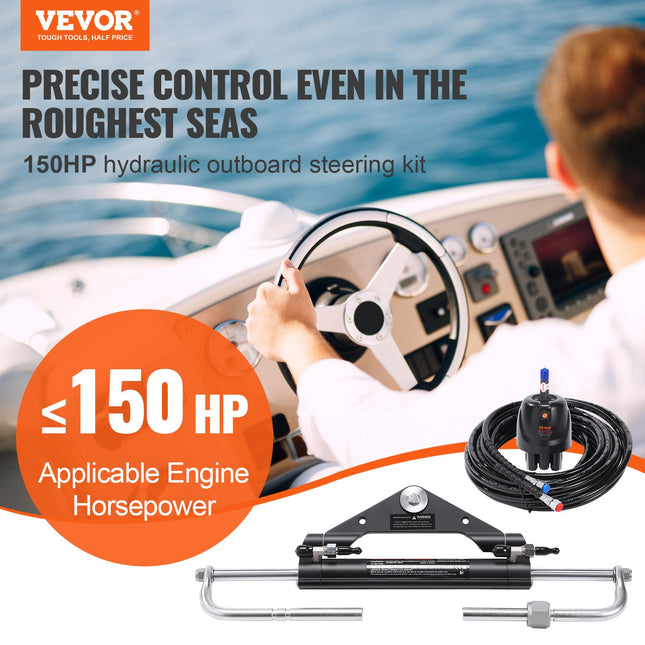 Hidraulinė valties vairo sistema VEVOR HSX-150HP, 150 AG