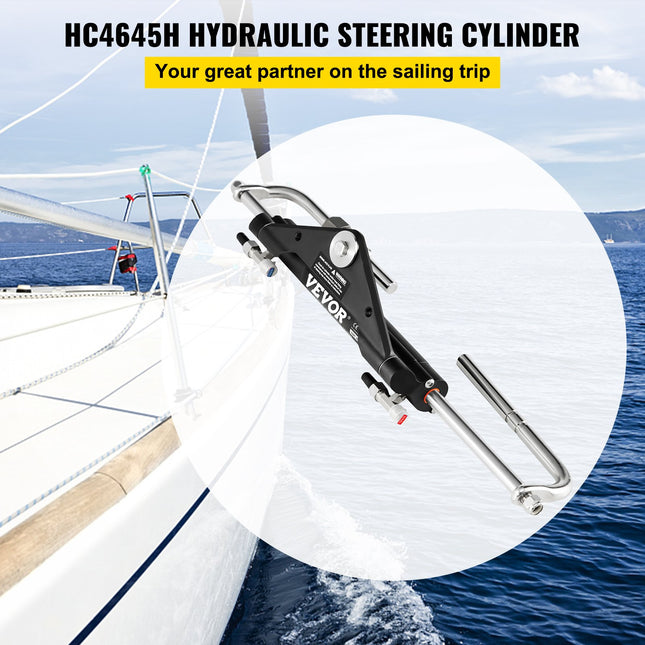 Hidraulinis vairo cilindras VEVOR HC4645H, iki 150 AG varikliams