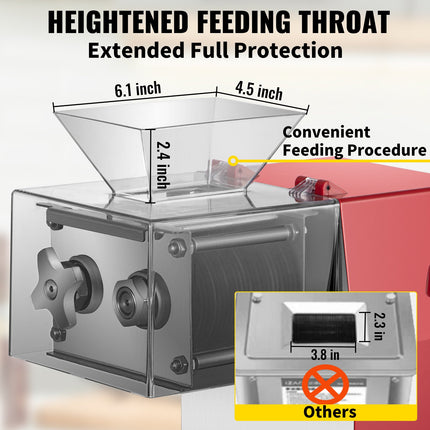 Elektrinė mėsos pjaustyklė VEVOR ZTY-HSQR3.5, 850W