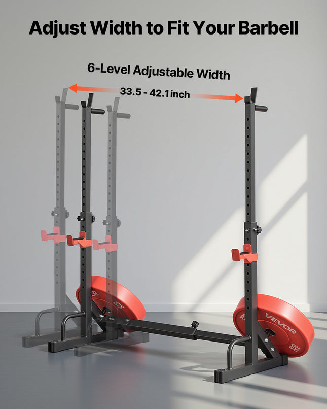Pritūpimų stovas VEVOR SJ6500, 250 kg keliamoji galia