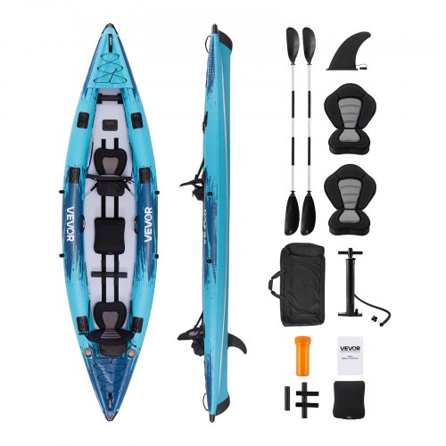 Pripučiama baidarė VEVOR UP-KAYAK-08, 318 kg keliamoji galia
