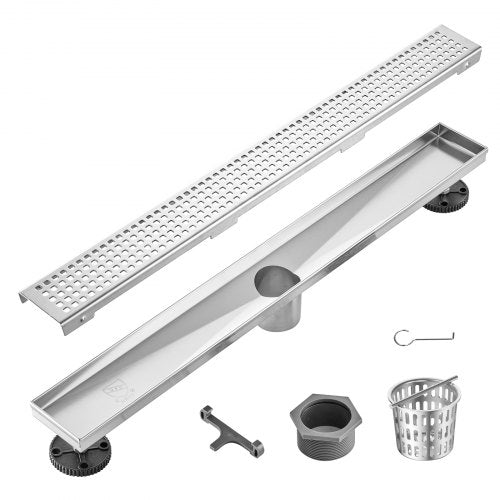 Linijinis dušo latakas VEVOR ZA3-24-G03-BR, 610 mm