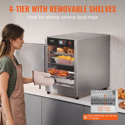 Maisto šildymo vitrina VEVOR FWHB-162224, 850 W