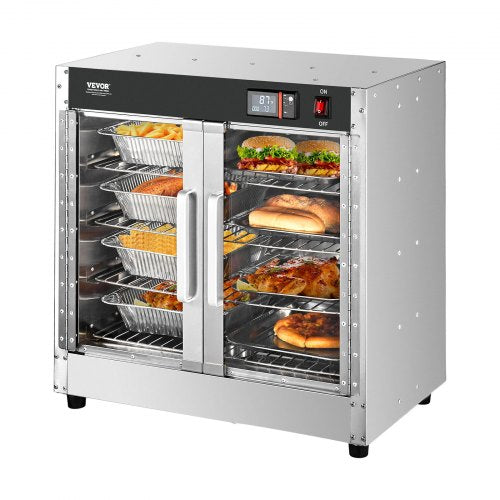 Maisto šildymo vitrina VEVOR FWHB-251524-KS, 850 W