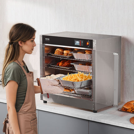 Maisto šildymo vitrina VEVOR FWHB-251524-KS, 850 W
