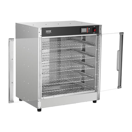 Maisto šildymo vitrina VEVOR FWHB-400*600-5, 5 lentynos, 850W