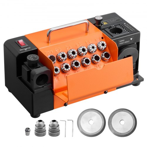 Grąžtų galandimo staklės VEVOR MR-13B, 3–15 mm