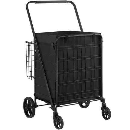 Sulankstomas pirkinių vežimėlis VEVOR ZZ 509-7, 150 kg keliamoji galia