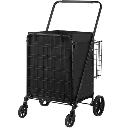 Sulankstomas pirkinių vežimėlis VEVOR ZZ 509-7, 150 kg keliamoji galia