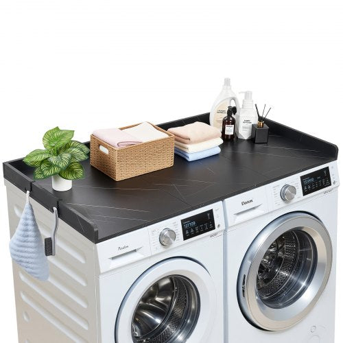 Skalbimo mašinos ir džiovyklės stalviršis VEVOR XYTM0929BK, 137 x 69,9 cm