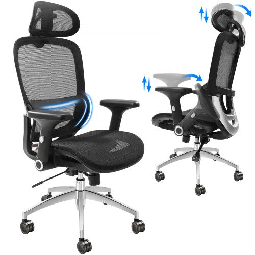 Biuro kėdė VEVOR W-235AC, iki 130 kg