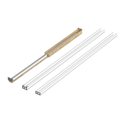Stumdomų durų į sieną rėmo komplektas VEVOR XC39A-36A, 610–914 mm pločiui