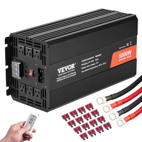Įtampos keitiklis VEVOR TM5000W, 5000W